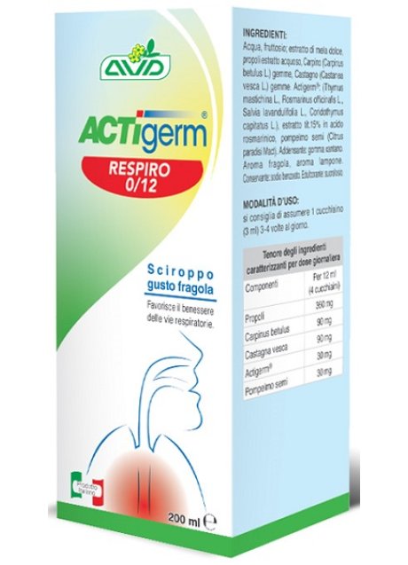 ACTIGERM RESPIRO 0-12 200 ML