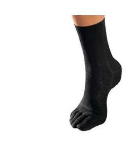 GAMBALETTO DIABETIC TOE SOCKS X-STATIC CON COTONE CON RELAXSAN NERO 2 ARTICOLO 650C 1 PAIO