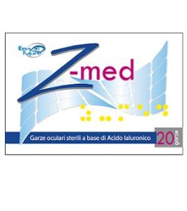 GARZA OCULARE Z MED MEDICATA CON ACIDO IALURONICO STERILE 20BUSTE