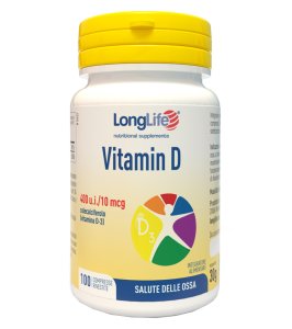 LONGLIFE VITAMINA D3 400UI 100 COMPRESSE