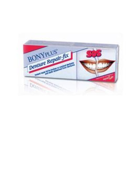 RIPARA DENTIERE BONYPLUS + 2 COMPRESSE PULIZIA DENTIERE