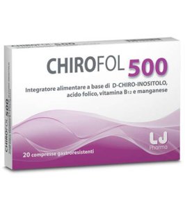 CHIROFOL 500 20 COMPRESSE GASTRORESISTENTI