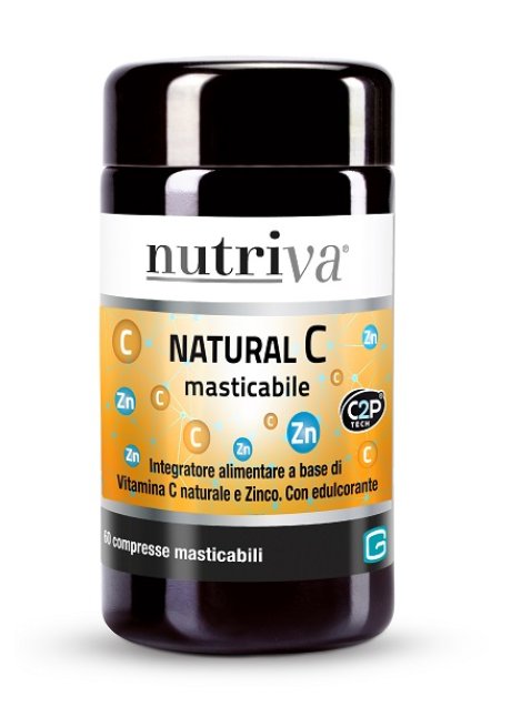 NUTRIVA NATURAL C 60 COMPRESSE MASTICABILI