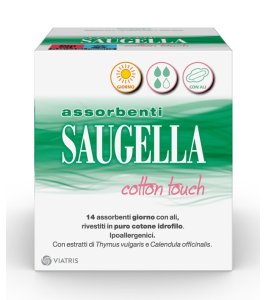 SAUGELLA COTTON TOUCH ASSORBENTI GIORNO 14 PEZZI