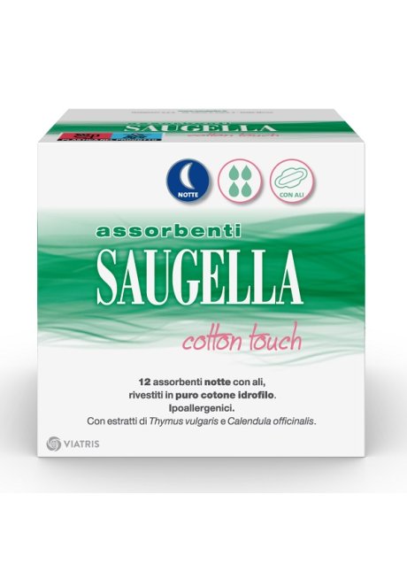 SAUGELLA COTTON TOUCH ASSORBENTI NOTTE 12 PEZZI TAGLIO PREZZO