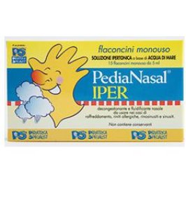 PEDIANASAL IPER SOLUZIONE IPERTONICA 15 FLACONCINI MONOUSO DA 5 ML