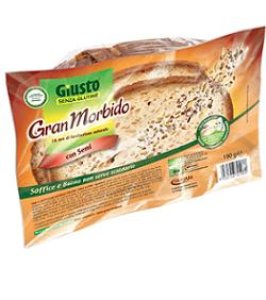 GIUSTO SENZA GLUTINE GRAN MORBIDO SEMI 190 G