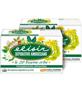 ELISIR DEPURATIVO AMBROSIANO 20 COMPRESSE 5,3 G