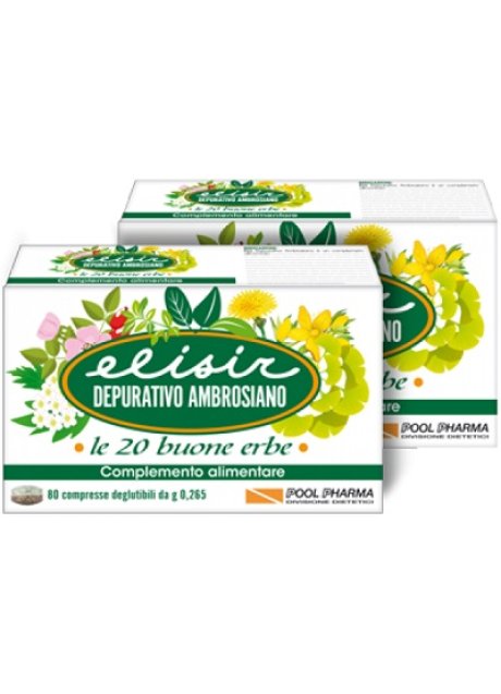 ELISIR DEPURATIVO AMBROSIANO 20 COMPRESSE 5,3 G