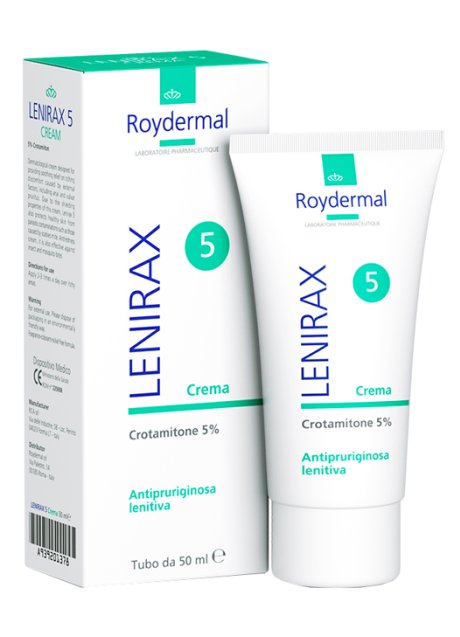 CREMA DERMATOLOGICA AL CROTAMITONE 5 % LENIRAX 5 50ML CREMA DERMATOLOGICA AL CROTAMITONE 5 % LENIRAX 5 50ML