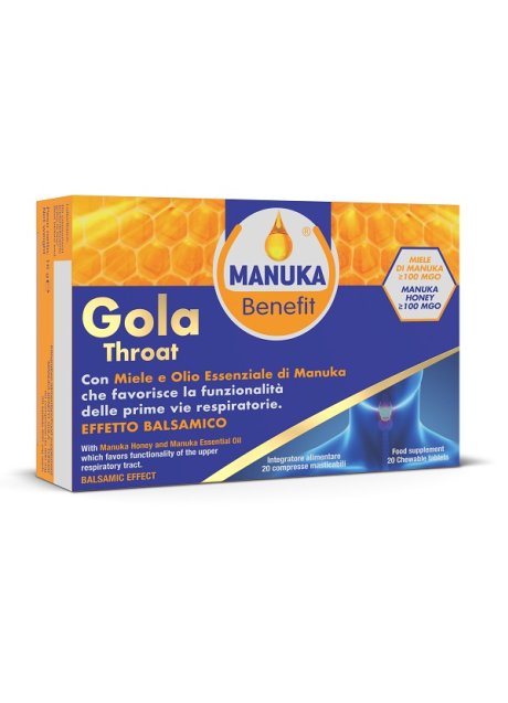 MANUKA BENEFIT GOLA THROAT 20C
