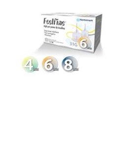 AGO PER PENNA DA INSULINA FEELFINE GAUGE 31 LUNGHEZZA 6 MM 100 PEZZI