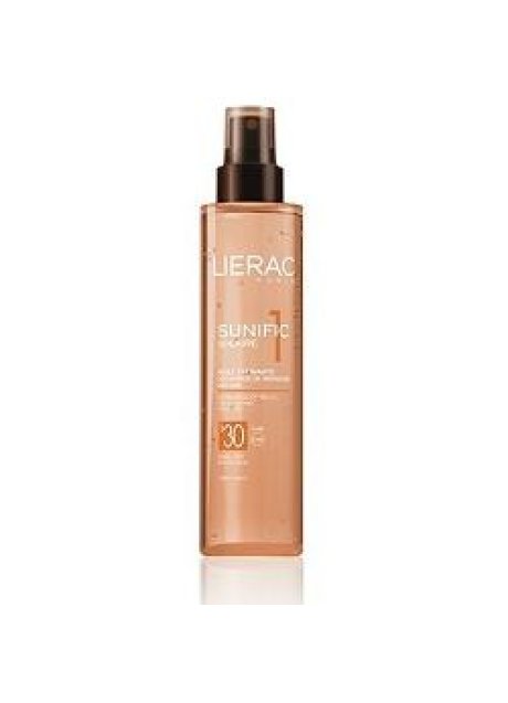 LIERAC SUNIFIC SOLAIRE 1 OLIO SATINANTE SPF 30 125 ML
