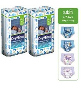 HUGGIES DRYNITES BOY 17/30K 10PZ