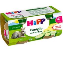 HIPP OMOGENEIZZATO CONIGLIO 80 G 2 PEZZI