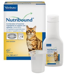NUTRIBOUND SOLUZIONE ORALE APPETIBILE PER GATTI 3 FLACONI DA150 ML