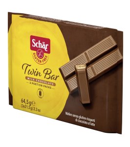 SCHAR TWIN WAFER CIOCCOLATO AL LATTE 3 BARRETTE X 21,5 G
