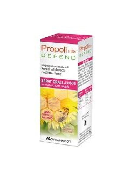 PROPOLIMIX DEFEND SPRAY ORALE JUNIOR ANALCOLICO 30 ML GUSTOFRAGOLA