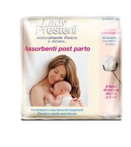 LADY PRESTERIL POSTPARTO 30 PEZZI