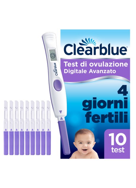 CLEARBLUE TEST DI OVULAZIONE AVANZATO 1 PEZZO CLEARBLUE TEST DI OVULAZIONE AVANZATO 1 PEZZO