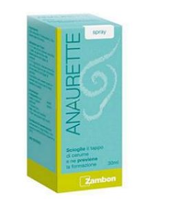 SPRAY IRRIGATORE PER LA RIMOZIONE DEL CERUME ANAURETTE 30 ML