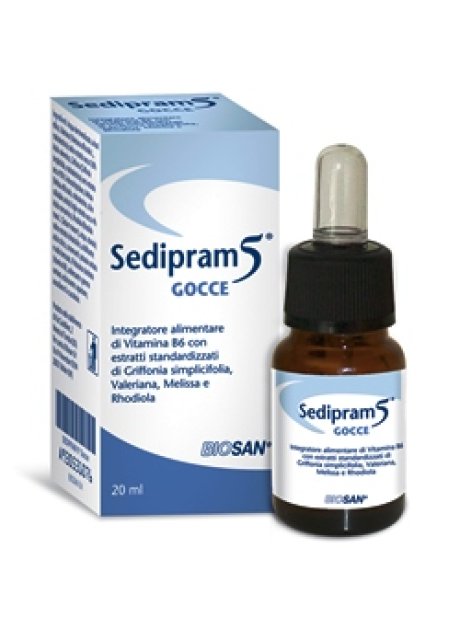 SEDIPRAM 5 GOCCE 20 ML