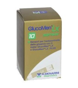 STRISCE MISURAZIONE GLICEMIA GLUCOMEN LX PLUS 10 PEZZI