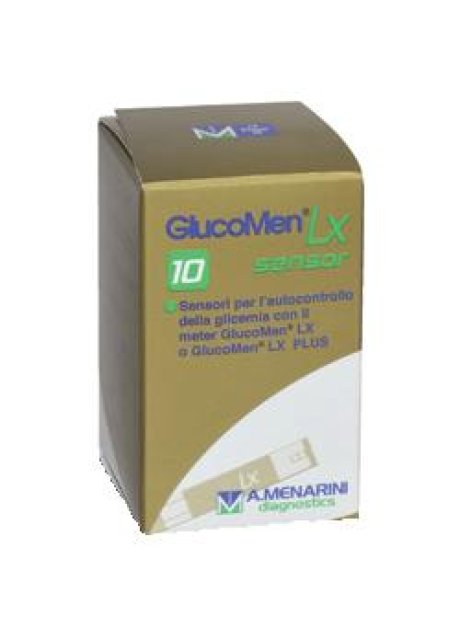 STRISCE MISURAZIONE GLICEMIA GLUCOMEN LX PLUS 10 PEZZI