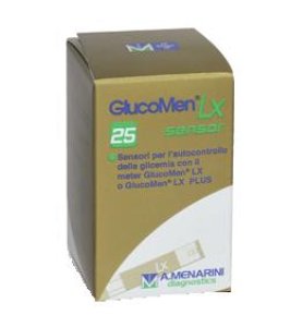 STRISCE MISURAZIONE GLICEMIA GLUCOMEN LX PLUS 25 PEZZI