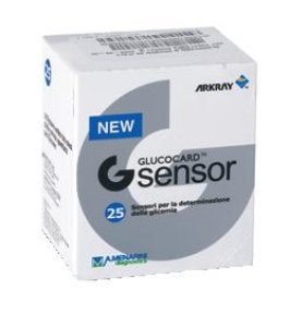 STRISCE MISURAZIONE GLICEMIA GLUCOCARD G SENSOR 25 PEZZI