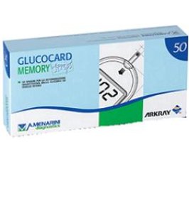 STRISCE MISURAZIONE GLICEMIA PER GLUCOCARD MEMORY 2 E MEMORYPC 50 PEZZI