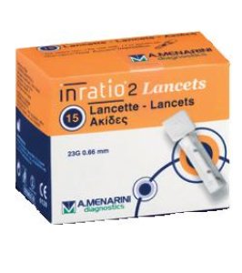 LANCETTE PUNGIDITO INRATIO 2 GAUGE 23 15 PEZZI
