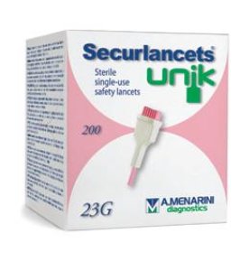 LANCETTE PUNGIDITO SECURLANCETS UNIK GAUGE 23 200 PEZZI