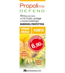 PROPOLI MIX DEFEND SPRAY ORALE FORTE 30 ML SAPORE MENTA