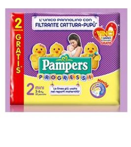 PAMPERS PROGRESSI MINI 28 BUSTE + 2 PEZZI OFFERTA SPECIALE