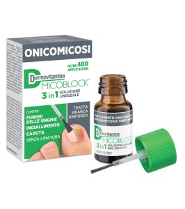 DERMOVITAMINA MICOBLOCK 3IN1 ONICOMICOSI SOLUZIONE UNGUEALE7 ML