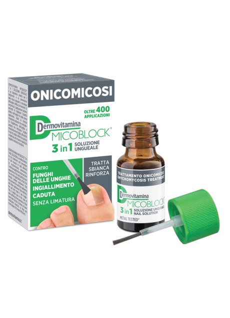 DERMOVITAMINA MICOBLOCK 3IN1 ONICOMICOSI SOLUZIONE UNGUEALE7 ML