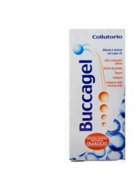 BUCCAGEL AFTE COLLUTORIO 200 ML + DENTIFRICIO CAMPIONE OMAGGIO