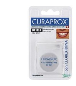 CURAPROX FLOSS NERO FILO INTERDENTALE CERATO DF824