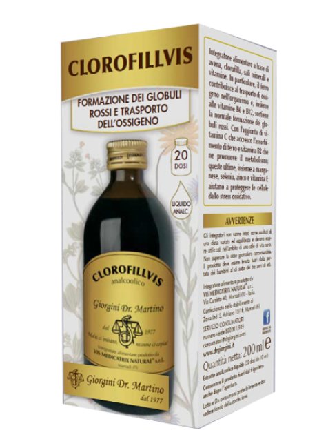 CLOROFILLVIS LIQUIDO ANALCOLICO 200 ML