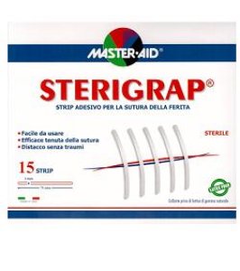 CEROTTO PER SUTURA MASTER-AID STERIGRAP 7,5X0,3 15 PEZZI