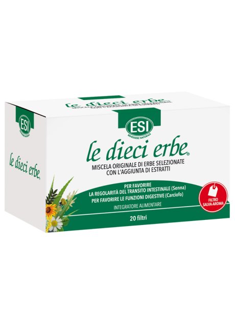 ESI LE DIECI ERBE TISANA 20 FILTRI