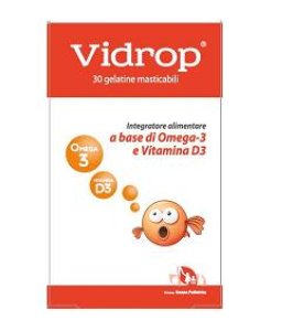 VIDROP OMEGA3 30 GELATINE MASTICABILI