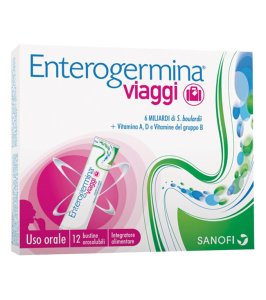 ENTEROGERMINA VIAGGI 12 BUSTINE OROSOLUBILI CONFEZIONE STANDARD
