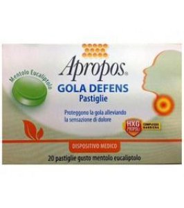 APROPOS GOLA DEFENS MENTOLO EUCALIPTOLO 20 PASTIGLIE