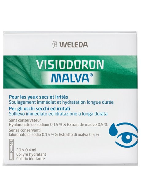 GOCCE OCULARI VISIODORON MALVA 20 MONODOSE DA 0,4 ML