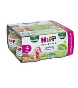 HIPP BIOLOGICO OMOGENEIZZATO TACCHINO 80 G 4 PEZZI