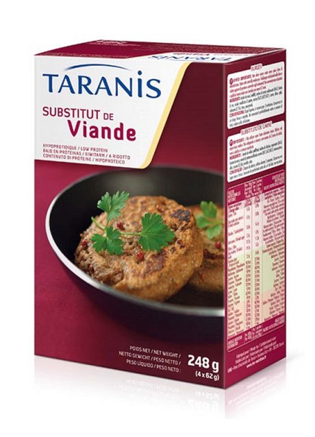 TARANIS BURGER SOSTITUTO CARNE 4 X 62 G TARANIS BURGER SOSTITUTO CARNE 4 X 62 G