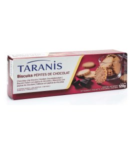 TARANIS BISCOTTI FROLLINI CON PEPITE DI CIOCCOLATO 4 SACCHETTI DA 30 G CON 5 BISCOTTI
