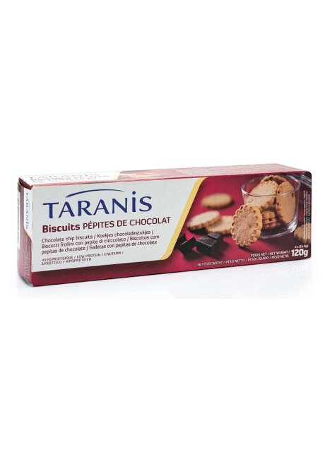 TARANIS BISCOTTI FROLLINI CON PEPITE DI CIOCCOLATO 4 SACCHETTI DA 30 G CON 5 BISCOTTI